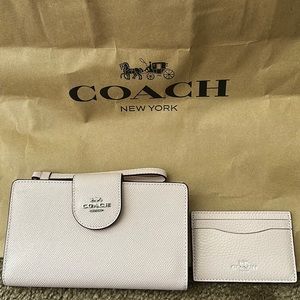 Coach Tech Wristlet and Card Holder